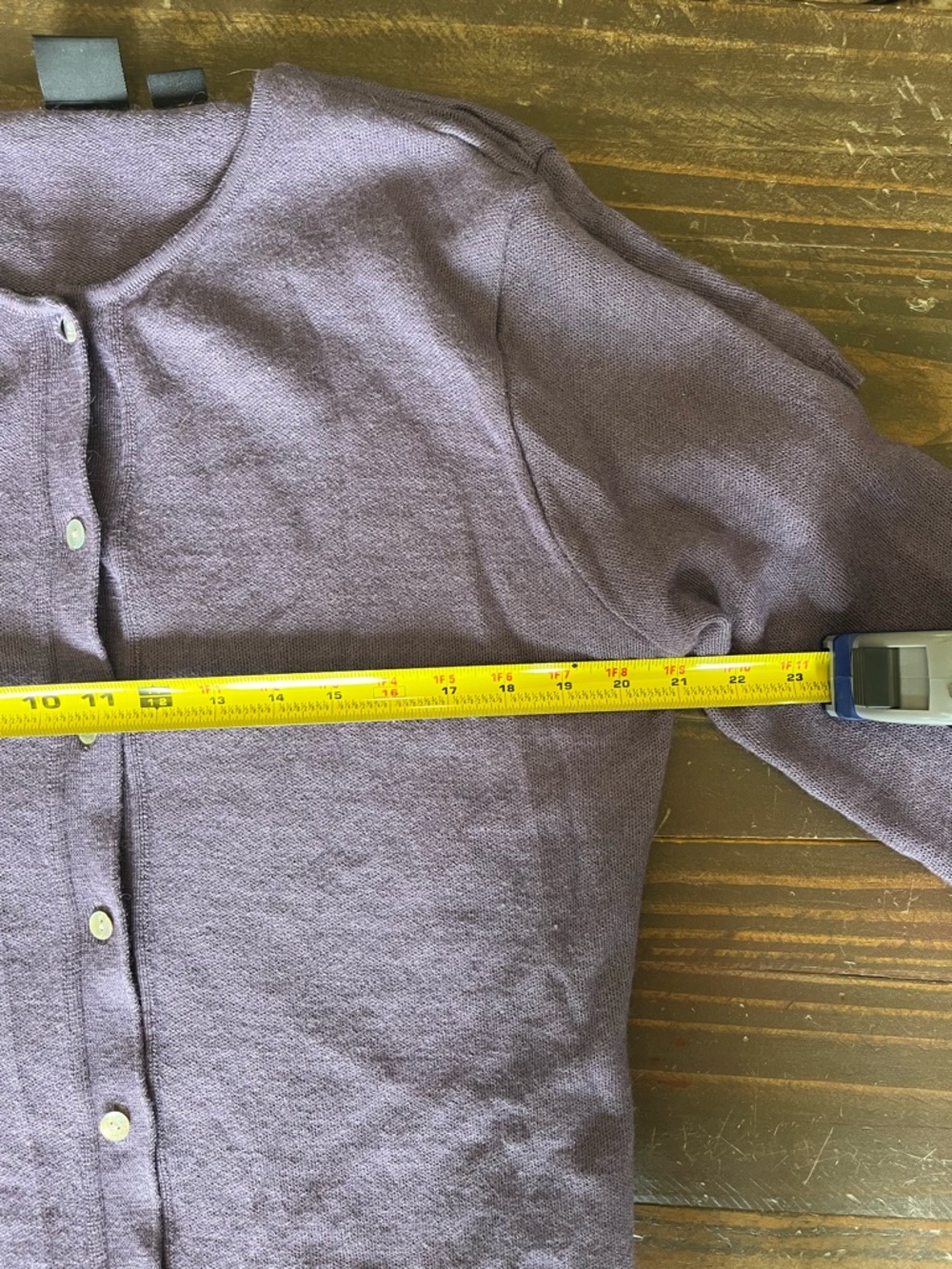 Lavender Alpaca Wear By Linda Davis Cardigan And Top Set XL Baby Alpaca And Silk - Picture 11 of 11